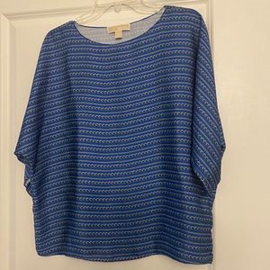 MICHAEL Michael Kors Blue Patterned Blouse